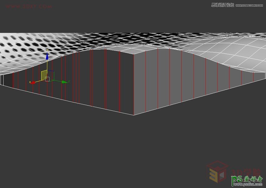 用3DMAX制作异形体育馆的模型，用Poly制作异形体育馆建筑效果