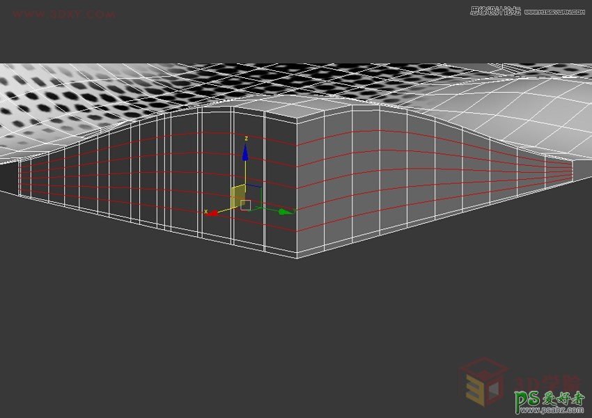 用3DMAX制作异形体育馆的模型，用Poly制作异形体育馆建筑效果