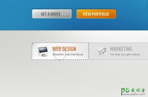 PS网页设计：学习制作一例设计类网站主页