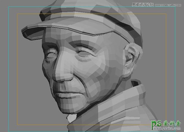 3ds Max人像模型制作教程：打造一例古色古香的乡村渔夫头像图片