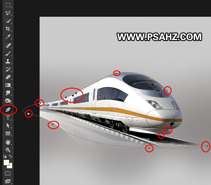 PS电影海报合成教程：合成天上行驶的终极列车，天堂列车效果图