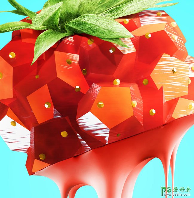 欣赏一组卡塔尔创意抽象的水果艺术设计作品，水果艺术图像设计