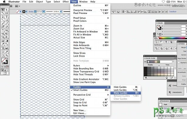 Illustrator利用3D工具和参考线制作立体图形模型-立体的图标