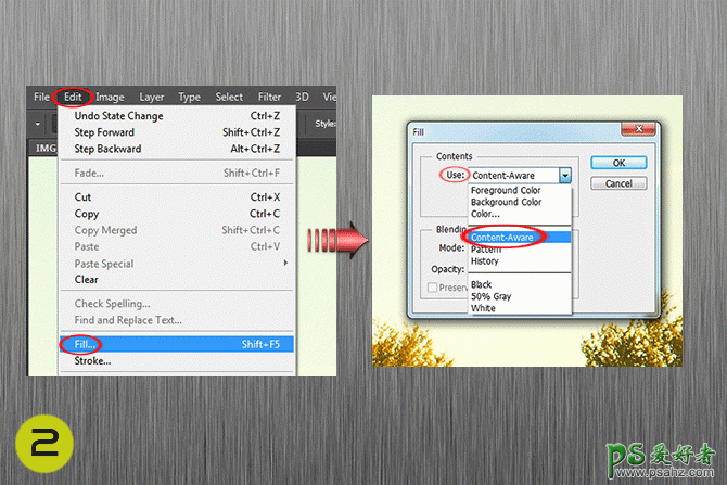 PS CS6中的内容识别功能精细解读_内容识别填充工具的使用