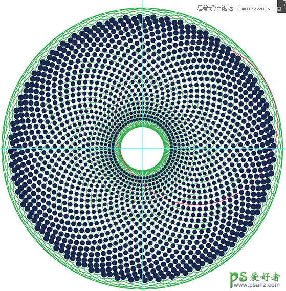 Illustrator设计绚丽漂亮圆型图案素材，圆形螺旋花纹图片素材