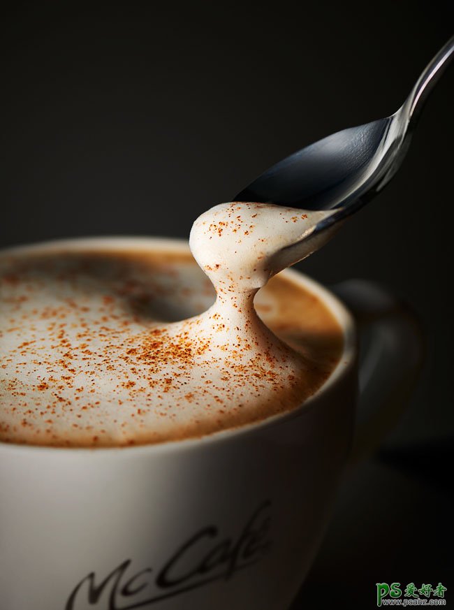 McCafe啡咖系列唯美修图作品欣赏，创意唯美的啡咖宣传广告设计