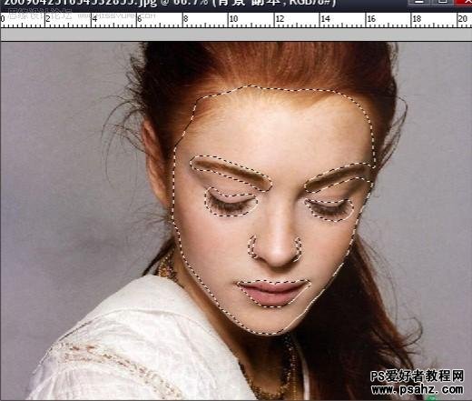 photoshop精细磨皮美容教程实例，打造光滑皮肤的漂亮美女