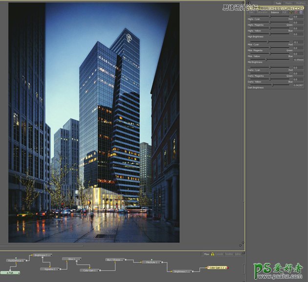 3dmax建筑制作教程：打造逼真的城市高楼大厦模型效果图
