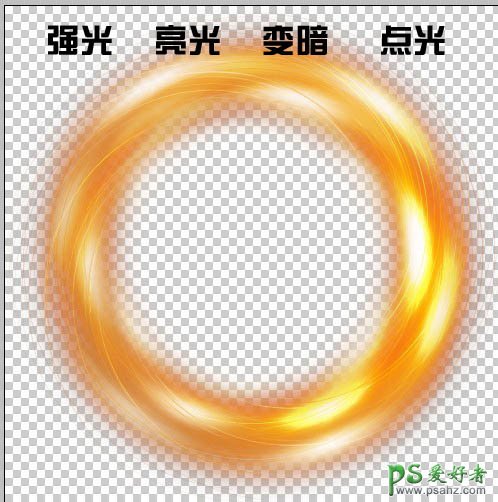 Photoshop滤镜特效设计漂亮的彩色圆环光环