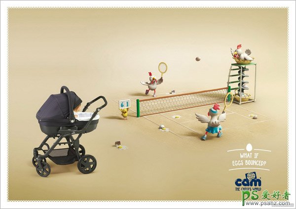风格有趣的儿童玩具宣传海报设计作品，创意个性的儿童玩具海报。