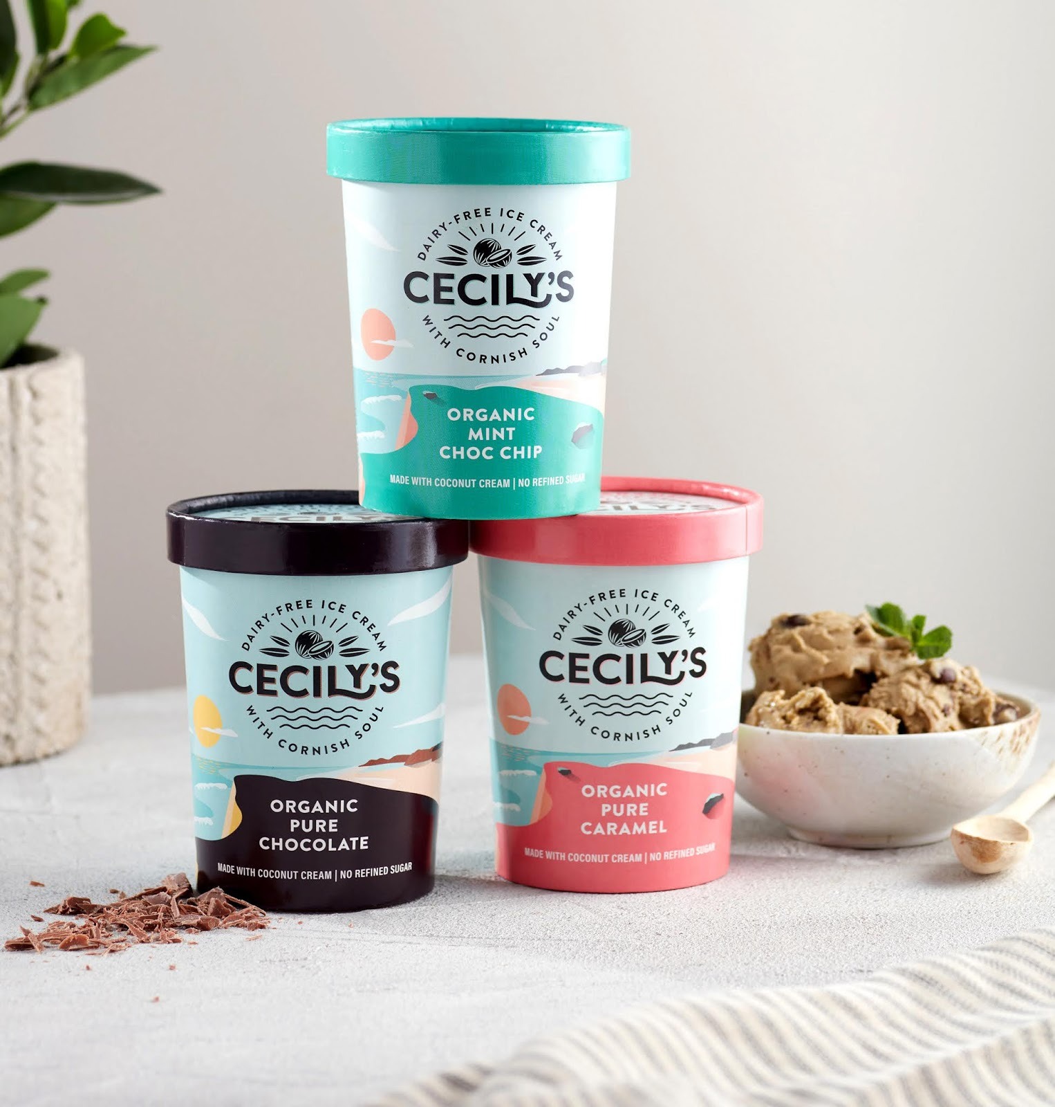 精美创意的Cecily's冰淇淋品牌包装设计作品欣赏。