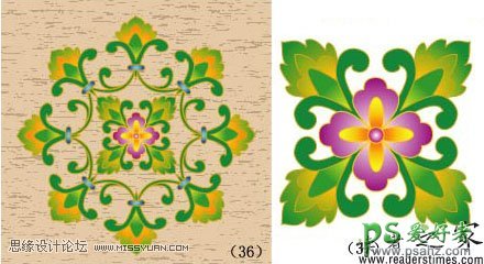 Illustrator图案制作教程：制作漂亮的古典花纹图案素材