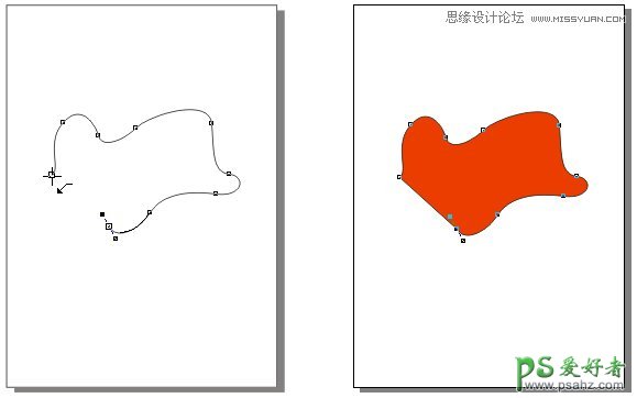 CorelDRAW技巧教程学习：详解贝塞尔曲线工具的使用技巧