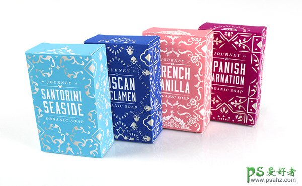 一组漂亮的手工肥皂包装设计,宣传设计 PS包装设计作品欣赏