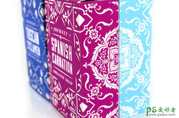 PS包装设计作品欣赏：一组漂亮的手工肥皂包装设计,宣传设计