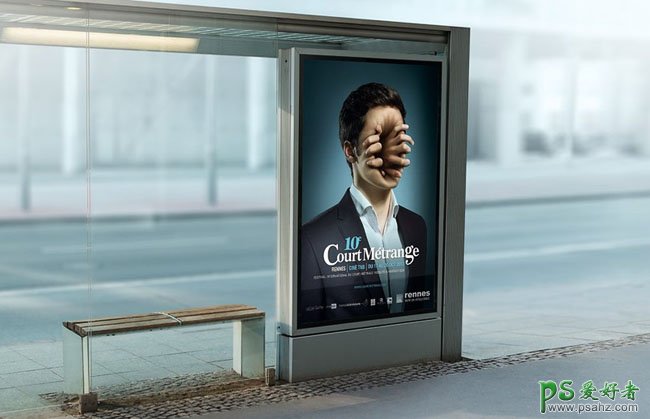 法国Jean Charles另类平面广告设计作品，创意街头宣传广告合成设