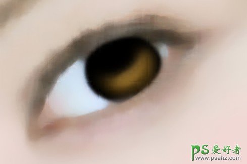 photoshop鼠绘人物漂亮的眼睛，手绘眼睛教程，眼睛转手绘教程