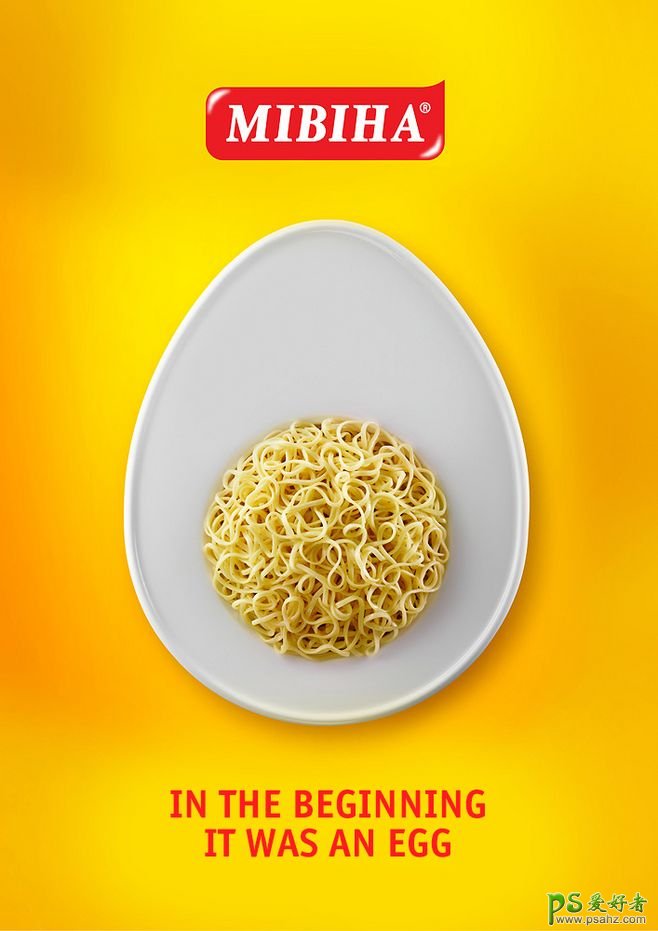 个性创意的面食宣传广告 让人看了非常有食欲的面食海报设计作品