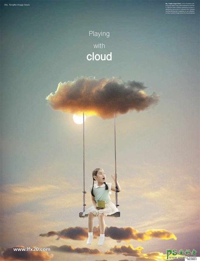 一组把你带到童年生活的云彩合成作口，带给你童年回忆的云朵合成