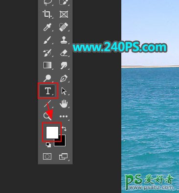 利用photoshop3D工具设计非常壮观的海面瀑布立体字效。