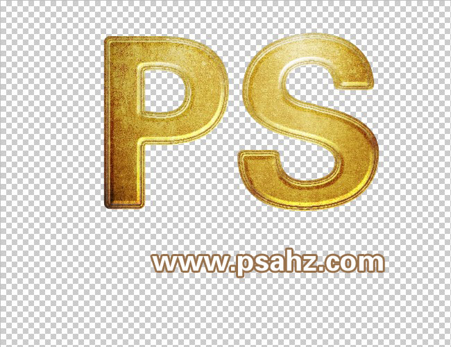 ps黄金艺术字制作：设计大气华丽的黄色金属质感文字特效