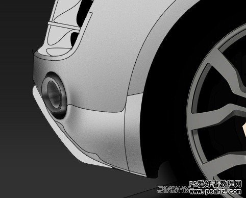 photoshop鼠绘逼真的奥迪R8豪华汽车模型