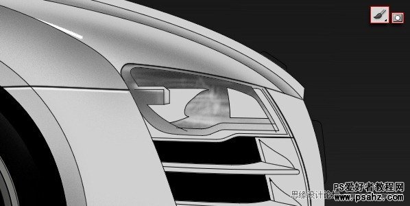 photoshop鼠绘逼真的奥迪R8豪华汽车模型