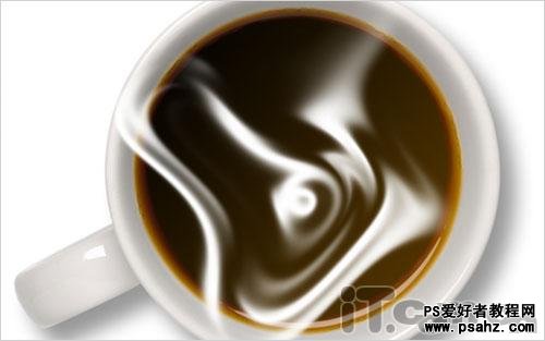 photoshop滤镜特效设计咖啡搅拌时的漩涡效果
