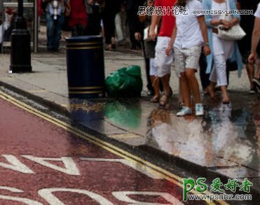 Photoshop给城市街景照片制作出雨后的效果-雨后城市效果图