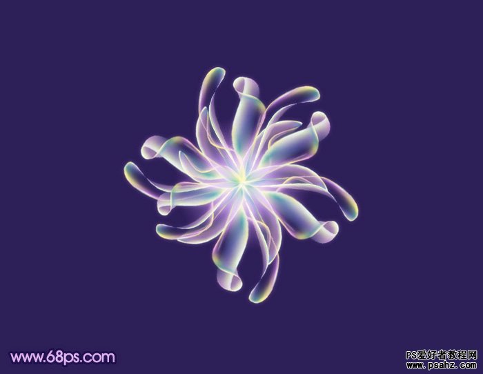 利用变形工具绘制出漂亮的花朵 PS鼠绘教程
