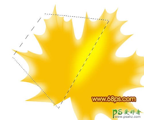PS实例教程：制作水晶质感的枫叶失量素材图片，树叶制作