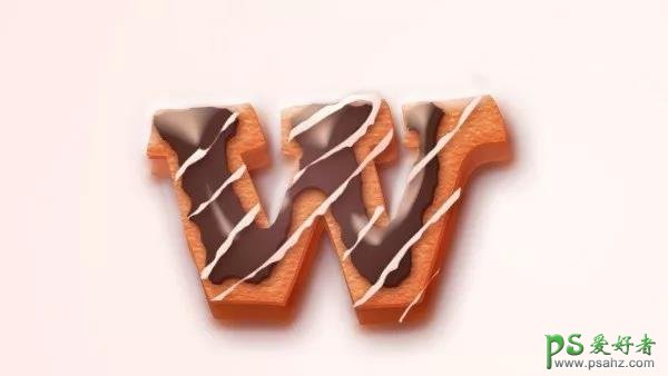 Photoshop艺术字设计教程：学习制作精美的甜品奶油字，巧克力字