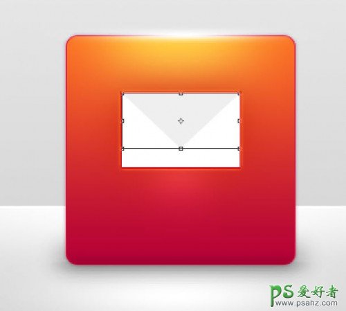 PS制作一款漂亮的红色邮件信封图标