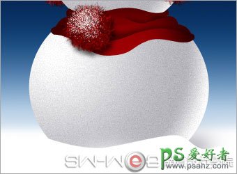 PS鼠绘教程：手绘漂亮的圣诞雪人失量素材图片