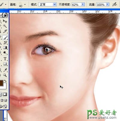 PS鼠绘教程：绘制漂亮清纯的美少女图片形象，PS鼠绘美女实例教程