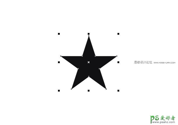 CorelDRAW失量图形制作教程：学习手工绘制漂亮的五角星形图案