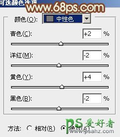 PS调色教程：给性感的欧美少女照片调出暖暖的橙红色调