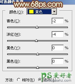 PS调色教程：给性感的欧美少女照片调出暖暖的橙红色调