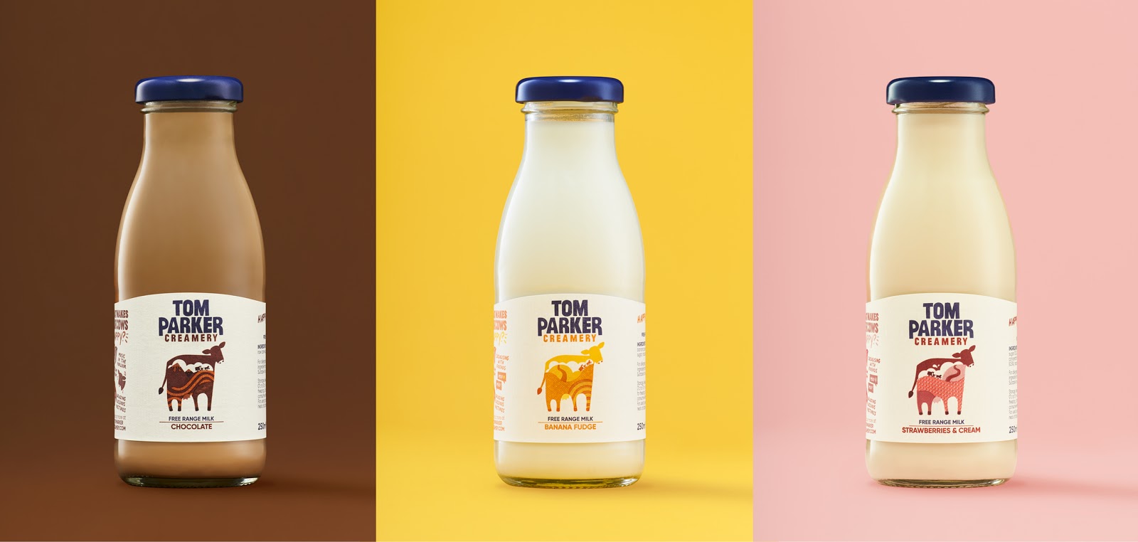开心牛，开心牛奶包装设计作品欣赏。