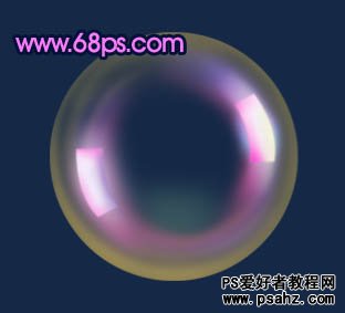 photoshop制作漂亮的彩色水晶气泡失量图实例教程