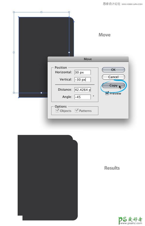 Illustrator手绘教程：手工绘制漂亮的黑色笔记本失量图素材