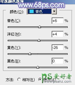 PS调色教程：巧用通道替换给MM写真照调出梦幻的淡蓝色