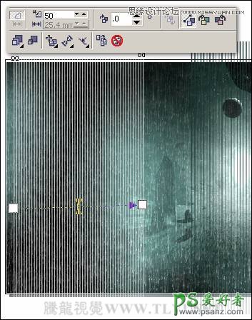 CorelDRAW制作黑白单色调恐怖场景海报教程