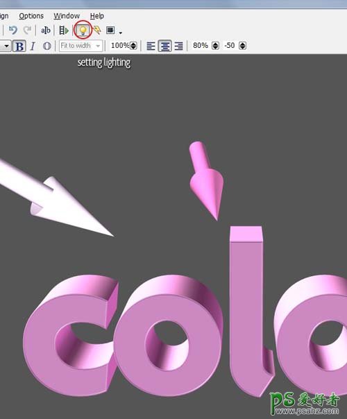 PS文字特效教程：设计超酷效果的3D立体插画艺术字实例教程