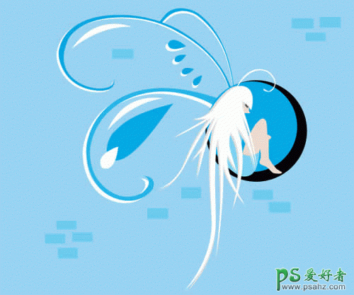 PS鼠绘教程：手绘童话世界里的小精灵，卡通小精灵失量图片素材