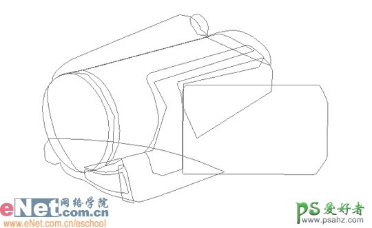 PS鼠绘教程：鼠绘一台漂亮逼真的DV摄像机素材图片