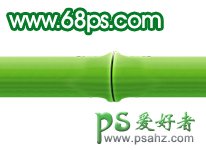 PS文字特效教程：设计漂亮的绿色竹节字实例教程