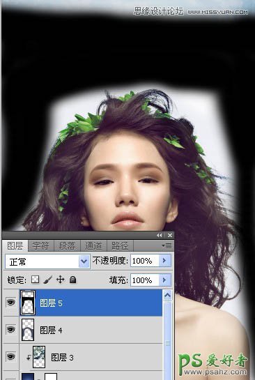 Photoshop创意合成时尚的非主流插画美女形象_潮流插画美女