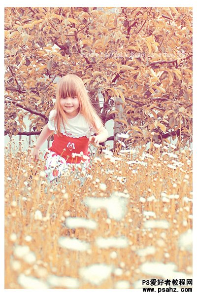 photoshop给儿童照片调出梦幻唯美的色调效果