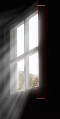 PS光线效果制作教程：给小黑屋中的一扇窗制作出丁达尔效果的光线